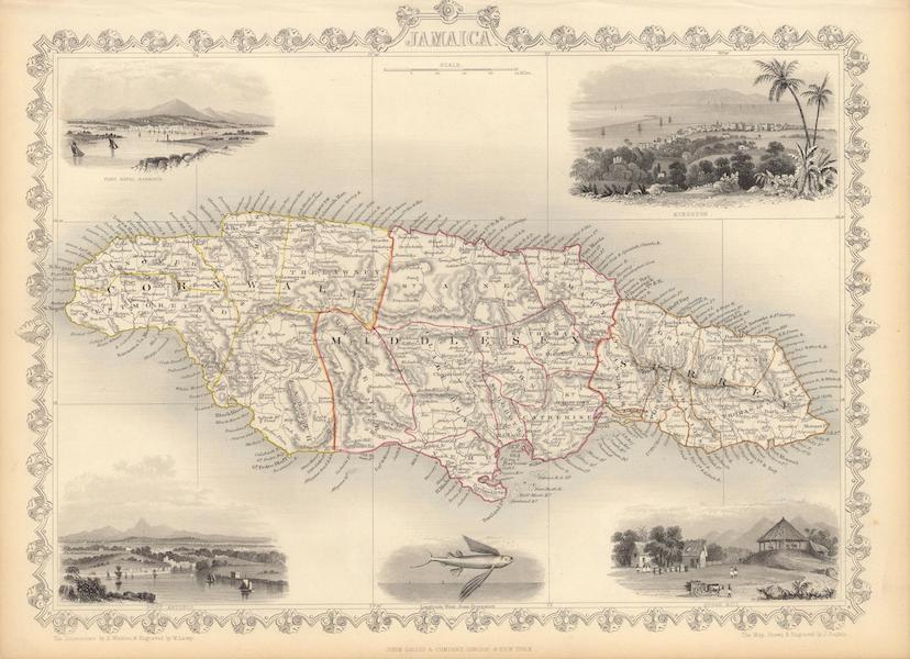 The Illustrated Atlas - Jamaica (1851)