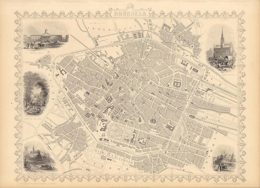 The Illustrated Atlas - Brussels (1851)