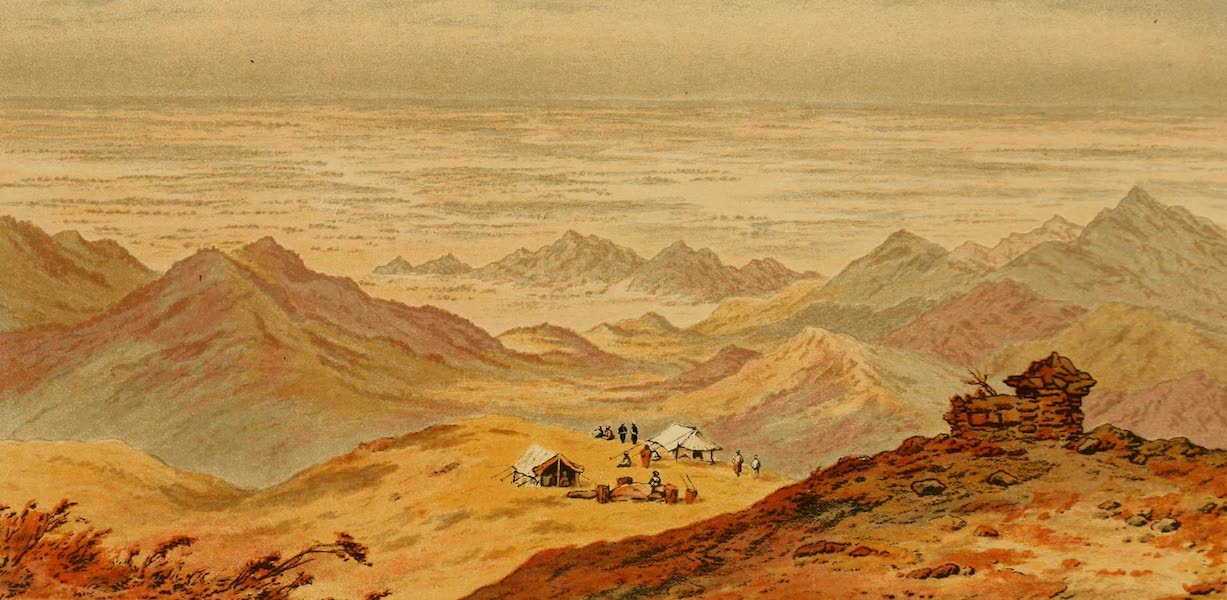 The Indian Alps and How We Crossed Them - The Plains of Nepal from Mt. Tongloo (1876)