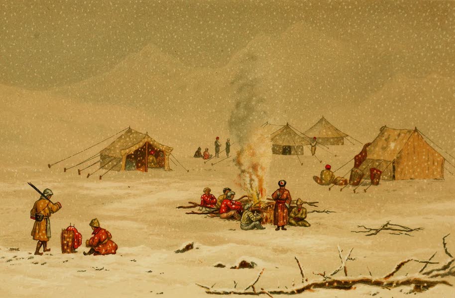 The Indian Alps and How We Crossed Them - We encamp in a snow storm (1876)