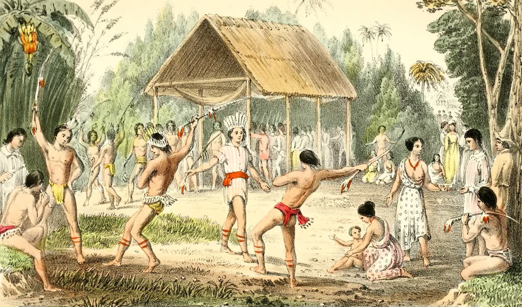 The Indian Tribes of Guiana - Maquarri Dance (1868)