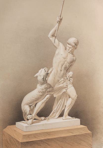 The Industrial Arts of the Nineteenth Century Vol. 1 - The Hunter fighting with the Panter, Jerichau, Copenhagen (1851)