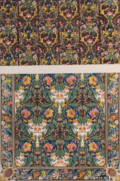 Portieres of printed Mohair by Lees and Co., London