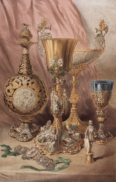 The Industrial Arts of the Nineteenth Century Vol. 2 - Group of Silversmiths' Work by Froment-Meurice, Paris (1851)
