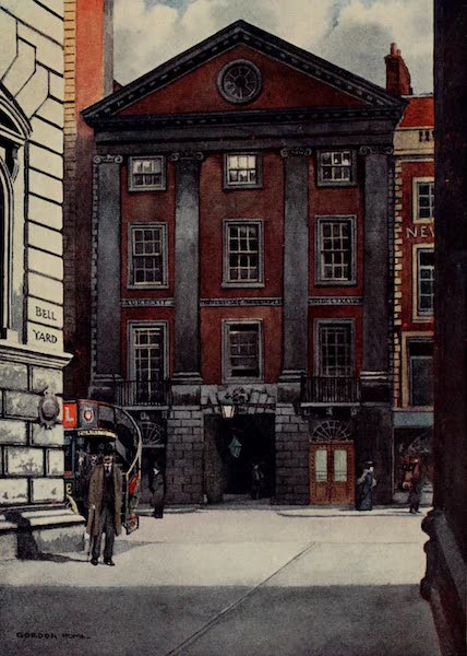 The Inns of Court Painted and Described - The Middle Temple Gatehouse in Fleet Street (1909)