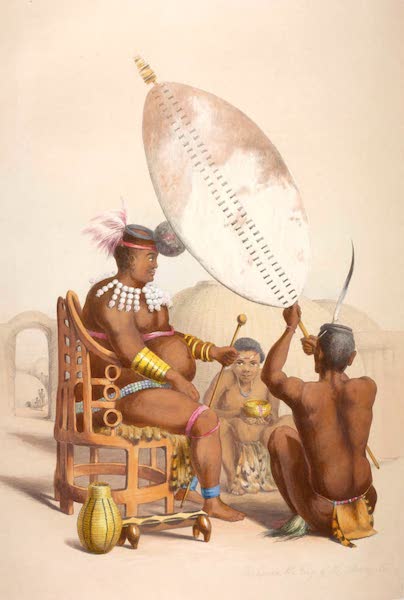 The Kafirs Illustrated in a Series of Drawings - Umpanda, the King of the Amazulu (1849)