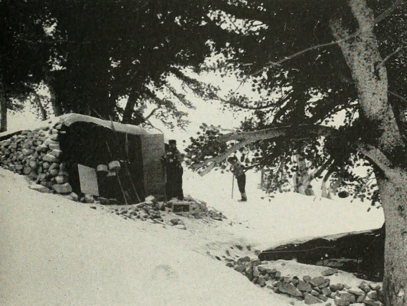 The Lake of the Sky, Lake Tahoe - Refuge Hut and Headquarters for Snow Studies on Mt. Rose, 9000 Feet (1915)