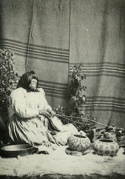 The Lake of the Sky, Lake Tahoe - Dat-so-la-le, the artistic Washoe basket maker (1915)