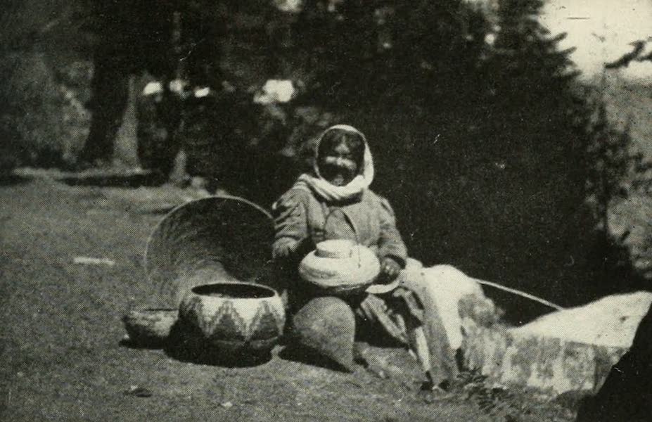 The Lake of the Sky, Lake Tahoe - Susie, the Washoe indian basket maker, and narrator of indian legends (1915)