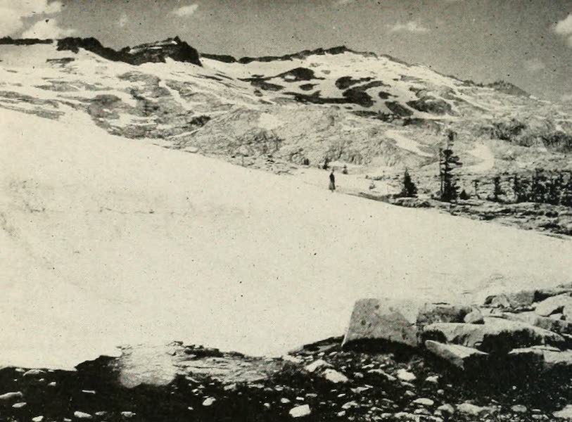 The Lake of the Sky, Lake Tahoe - Snow Bank, Desolation Valley, near Lake Tahoe (1915)