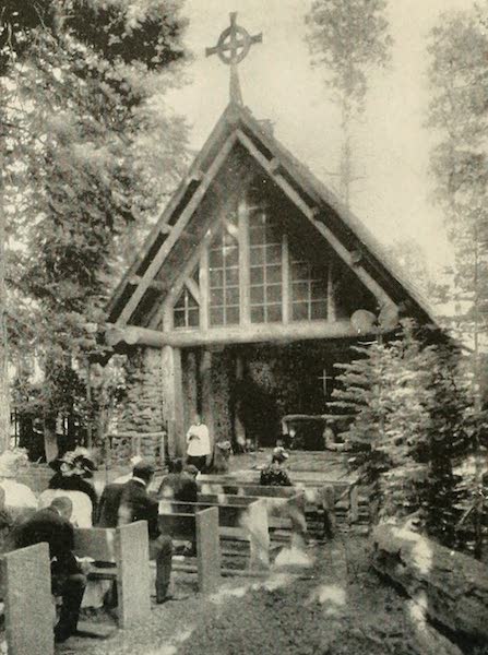 The Lake of the Sky, Lake Tahoe - Morning Service at the Chapel of the Transfiguration, Tahoe Tavern (1915)