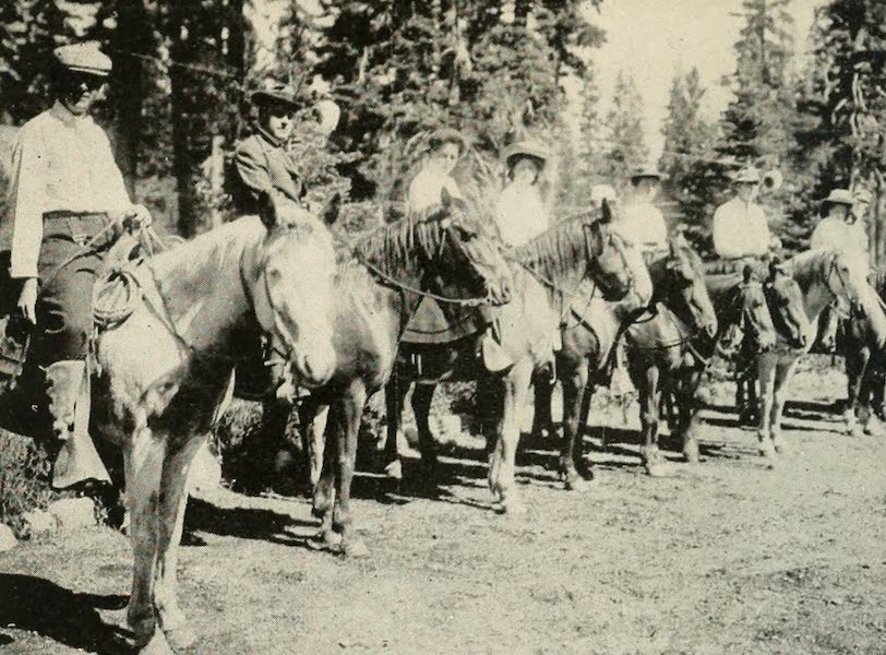 A Trail Party About to Leave Tahoe Tavern