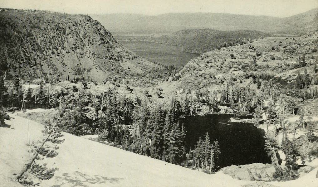 Angora Lakes, Fallen Leaf Lake and Lake Tahoe