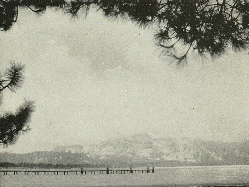 The Lake of the Sky, Lake Tahoe - The Long Wharf at Lakeside Park, Lake Tahoe (1915)