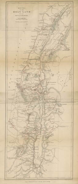 Routes in the Holy Land by the Rev'd H. B. Tristram