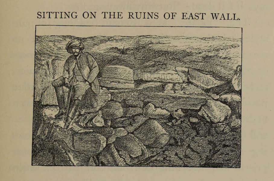 Sitting on the Ruins of the West Wall