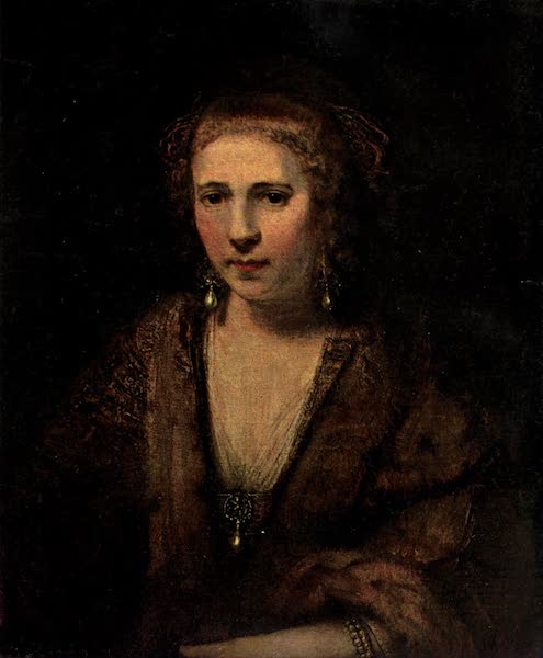 The Louvre : Fifty Plates in Colour - Rembrandt - Portrait Of Hendrickje Stoffels (1910)