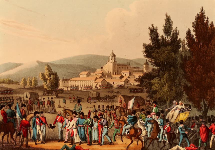 The Martial Achievements of Great Britain - Battle of Vittoria, Bringing in the Prisoners (1815)