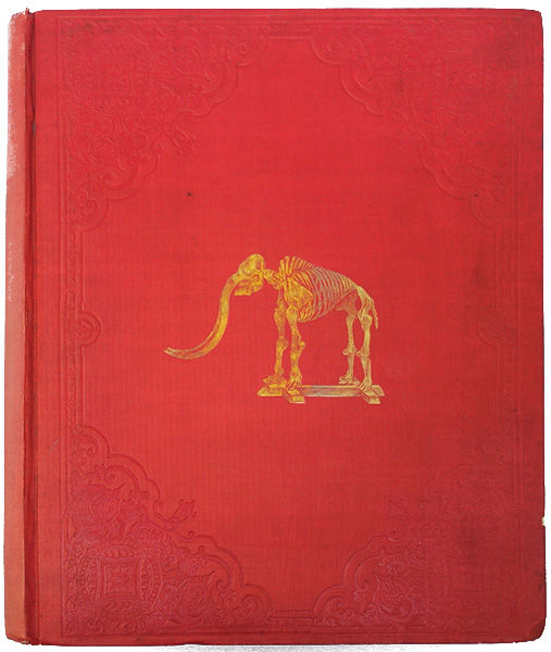 The Mastodon Giganteus of North America - Front Cover (1852)