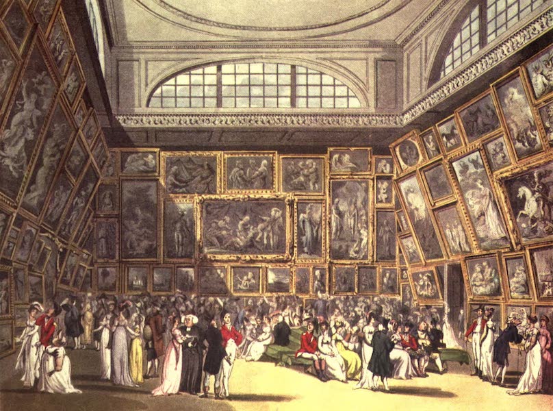 Microcosm of London Vol. 1 - 2. Exhibition Room, Somerset House. (1904)
