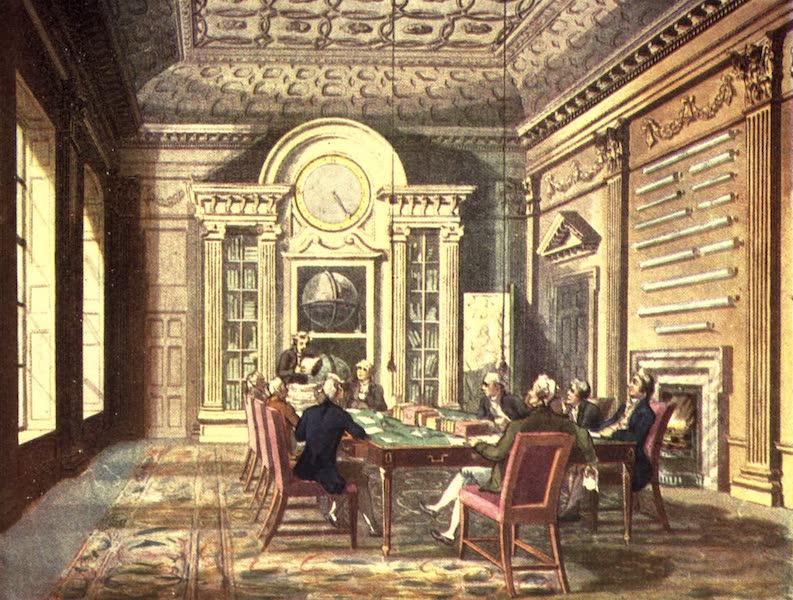 Microcosm of London Vol. 1 - 3. Board Room of the Admiralty. (1904)