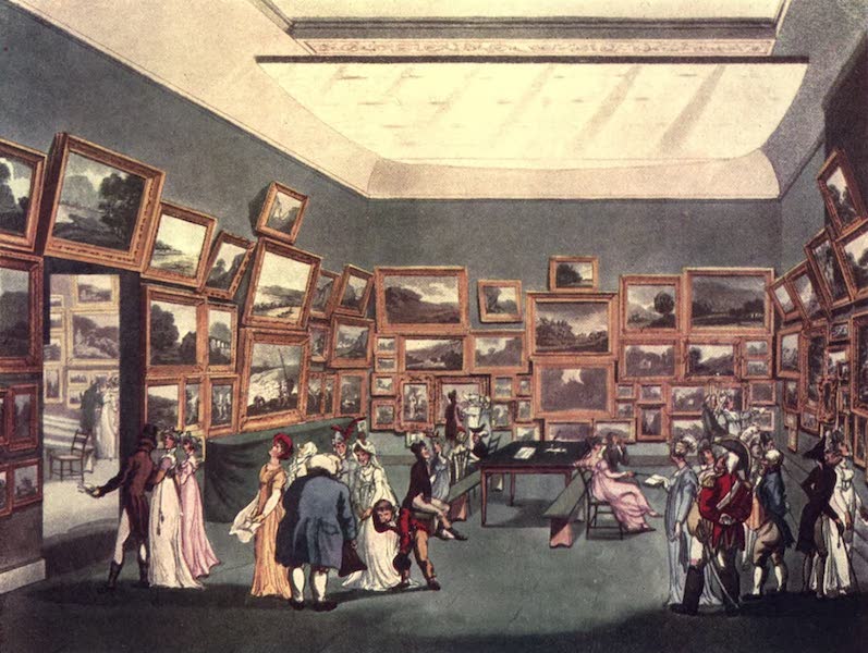 Microcosm of London Vol. 2 - 2. Exhibition Room, Somerset House. (1904)