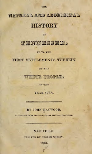 American Southwest - The Natural and Aboriginal History of Tennessee