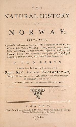 The Natural History of Norway (1755)