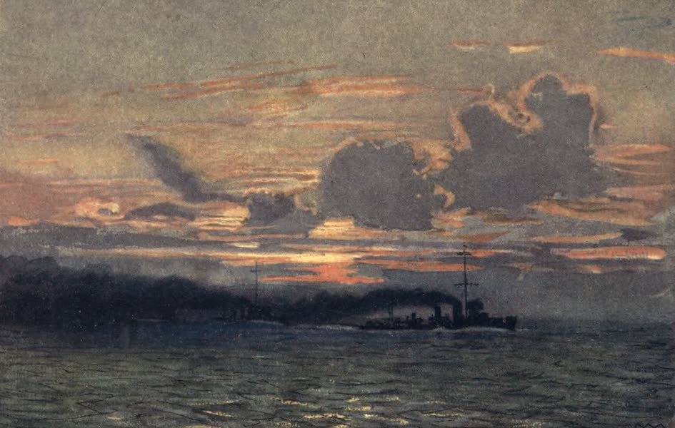 Destroyers making a Smoke Screen
