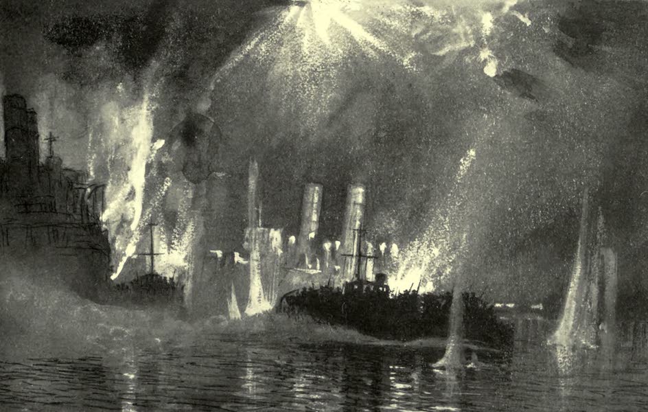 Motor Launches rescuing Crews of the Blockships at Zeebrugge