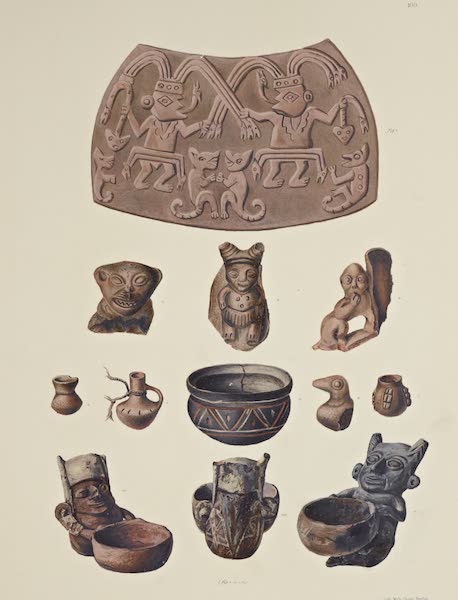 The Necropolis of Ancon Vol. 3 - Ornamented Pieces of Earthenware and smaller Clay Vessels (1880)