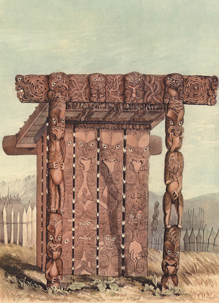Monument to Tewhero's favourite daughter, at Raroera Pah, near Otawhao