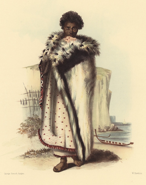 Rangitakina. A chief of the Bay of Plenty, on the East Coast