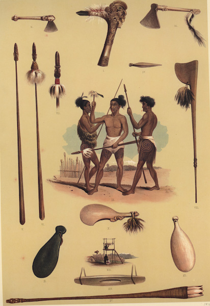 Weapons & Implements of War Warriors prepaing for a fight (9 figs)