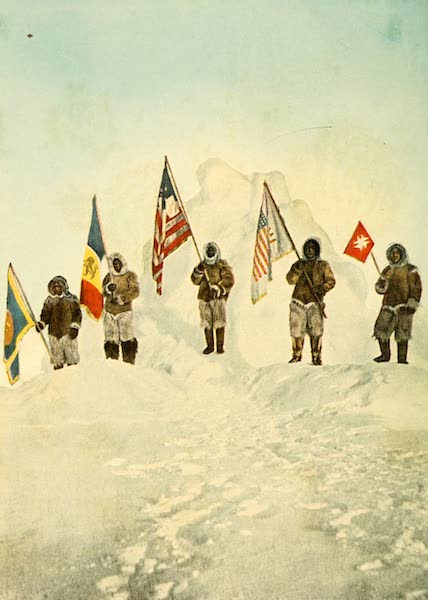 The North Pole - The Five flags at the Pole (1910)