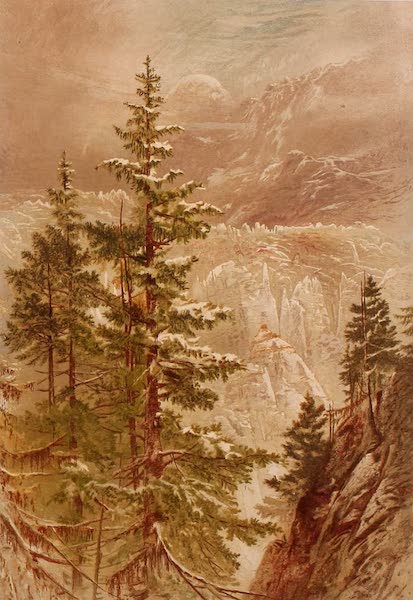 The Peaks & Valleys of the Alps - The Gorner Glacier (1868)
