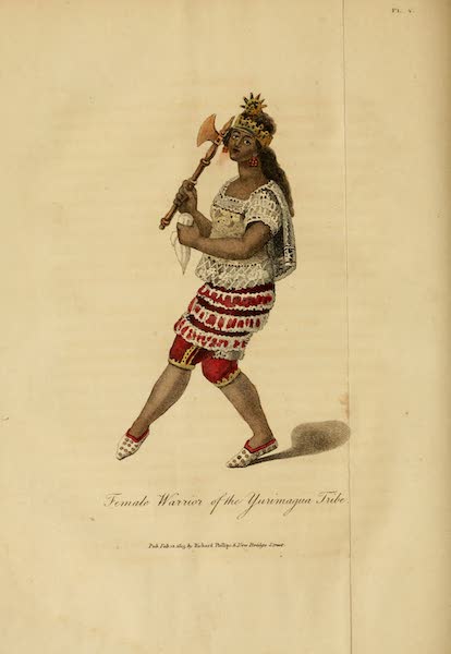 The Present State of Peru - Female Warrior of the Yurimangua Tribe (1805)