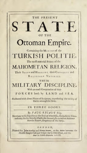 Ottoman Empire - The Present State of the Ottoman Empire