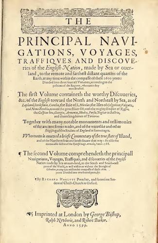 Sailing - The Principal Navigations, Voyages, Traffiques and Discoveries of the English Nation