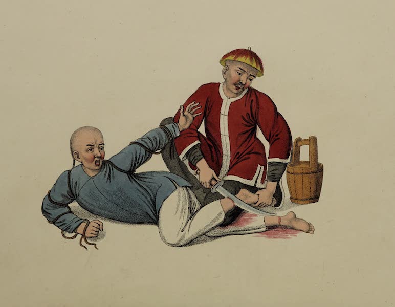 The Punishments of China - Hamstringing a Malefactor (1801)