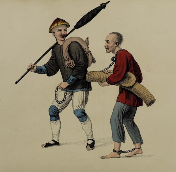 The Punishments of China - Conducting an Offender into Banishment (1801)