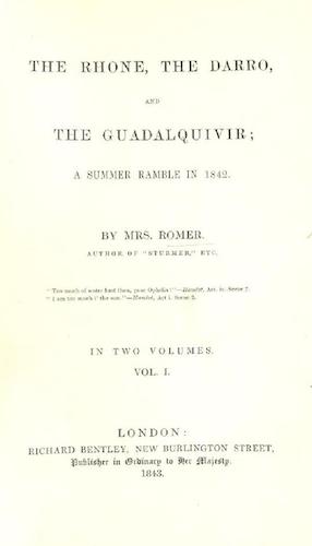 British Library - The Rhone, the Darro, and the Guadalquivir