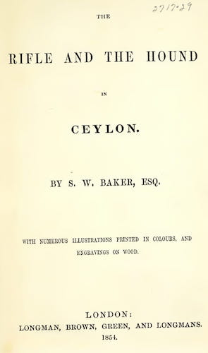 Maldives - The Rifle and the Hound in Ceylon