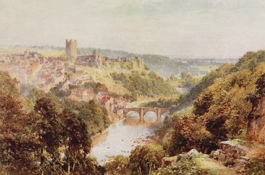 The Rivers and Streams of England Painted and Described - The Swale, Richmond, Yorkshire (1909)