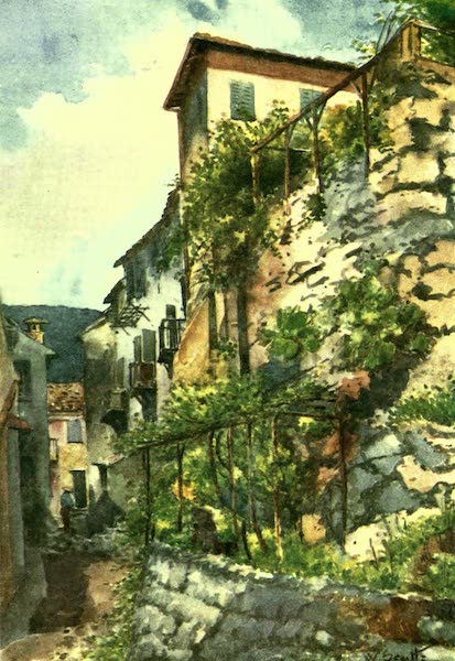 The Riviera Painted & Described - Street in Falicon (1907)