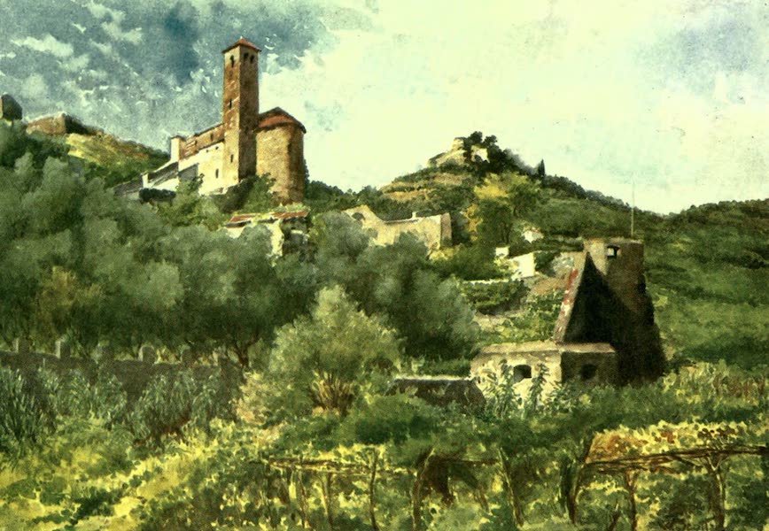 Old Walls, Ventimiglia, and Church of S. Michele