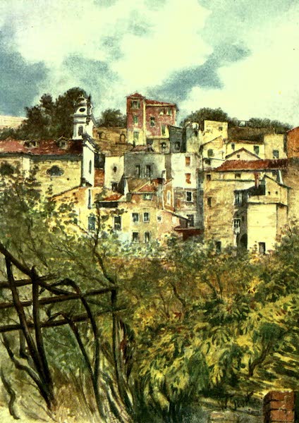The Riviera Painted & Described - Part of the Old Town, San Remo (1907)