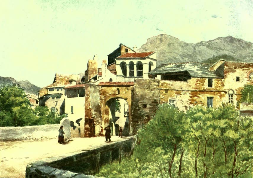 The Riviera Painted & Described - Entrance to Toirano (1907)