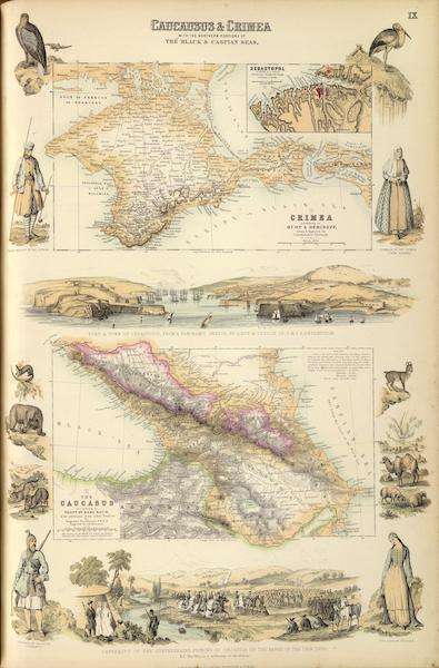 The Royal Illustrated Atlas - Caucausus and Crimea (1872)
