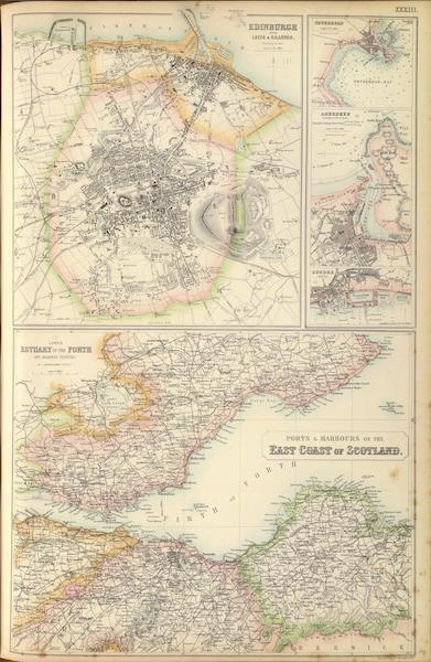 The Royal Illustrated Atlas - Ports and Harbours on the East Coast of Scotland (1872)